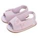 Ykohkofe Summer Children Toddler Shoes Girls Sandals Flat Bottom Fish Mouth Open Toe Breathable Comfortable Solid Color Cute Bow Back Trip With Baby Outfits Baby Bodysuit Take Home Outfit baby clothes