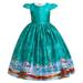 Girls Dress Christmas Gift Girls Dress Christmas Princess Dresses for Girls Santa Claus Print Casual Party Twirly Dress for 6-17 Years Save Big