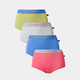 Women's Four Pack Bamboo Hipster Briefs Pastels