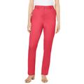 Plus Size Women's Straight Leg Chino Pant by Jessica London in Bright Red (Size 18 W)