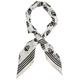 Alexander Mcqueen Biker Skull-print Silk Scarf - Ivory