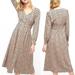 J. Crew Dresses | J. Crew Button-Front A-Line Midi Dress In Leopard Print | Color: Brown/Cream | Size: 6