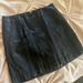 Free People Skirts | Free People Faux Leather Skirt | Color: Black | Size: 2