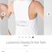 Lululemon Athletica Tops | Lululemon Sweaty Or Not Tank Size 4 Pre Owned | Color: White | Size: 4