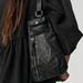 Free People Bags | Free People Women's Jagger Slim Leather Sling Bag Black Nwt $78 | Color: Black | Size: Os