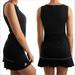 Adidas Dresses | Adidas Black Climalite Club Tennis Dress | Color: Black | Size: L