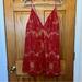 Free People Dresses | Free People Night Shimmers Mini Dress Nwt | Color: Red/Tan | Size: 10