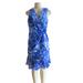 Ralph Lauren Dresses | New W Tag Ralph Lauren Ruffled Tie Dyed Blue & White Sleeveless Dress In Size 6 | Color: Blue/White | Size: 6