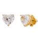 Kate Spade Jewelry | Kate Spade My Love April Heart Stud Earrings | Color: Gold | Size: Os