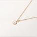 Anthropologie Jewelry | Nwot Gold Initial Necklace | Color: Gold/White | Size: E