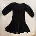 Zara Dresses | Black Waist Contouring Dress | Color: Black | Size: Xs