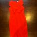 J. Crew Dresses | Jcrew Size 2 Orange Red Dress | Color: Orange/Red | Size: 2