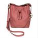 Michael Kors Bags | Michael Kors Dusty Rose Pebbled Leather Bucket Crossbody Bag Nicole | Color: Gold/Pink | Size: Os