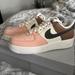 Nike Shoes | Brand New Air Force 1 ‘07 Size 9 Women’s Or 7.5 Men’s | Color: Brown/Orange | Size: 9