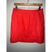 J. Crew Skirts | J. Crew Womens Short Velvet Size 6 Skirt Coral Rose | Color: Pink/Red | Size: 6