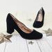 Anthropologie Shoes | Anthropologie Eloise Block Heels Black Suede Size 9.5 | Color: Black | Size: 9.5