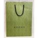 Gucci Bags | Gucci Green Paper Shopping Bag | Color: Black/Green | Size: 10.25”X13.75”X5.5”