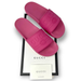 Gucci Shoes | Gucci Pursuit Gg Logo Rubber Slide On Pool Sandals Pink Fuchsia Eu 38 | Color: Pink | Size: 38eu