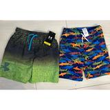 Under Armour Swim | 2 Pairs Swim Trunks Under Armor And Lands End Boys Size 8 | Color: Green | Size: 8b