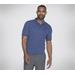 Skechers Men's Off Duty Polo T-Shirt | Size 2XL | Navy | Organic Cotton/Polyester