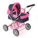 Bayer Chic 2000 - Puppenwagen Smarty, Kleiner Puppenwagen für Kinder ab 2 Jahren, Konfetti, pink, 555-84