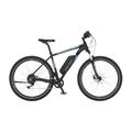 FISCHER E-Mountainbike MONTIS EM 1724 Elektrofahrrad für Damen und Herren, RH 51 cm, Heckmotor 45 Nm, 48 V Akku, schwarz, 51cm-418Wh