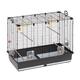 Ferplast Large Cage for Canaries, Parakeet Cage Exotic Bird Cage PIANO 6, with Revolving Feeders and Accessories, 87 x 46.5 xh 70 cm