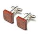 Release Rosewood Cufflinks for Men Square Wood Cuff Links Business Wedding Cufflinks