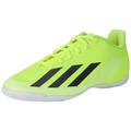 adidas Unisex X Crazyfast Club Indoor Boots Sneaker, Solar Yellow/Core Black/Cloud White, 6.5 UK