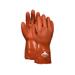 MCR Safety Redcoat with Kevlar Flexible PVC Coated Work Gloves Double Dipped with Sandy PVC Kevlar/Cotton Plaited Liner 12in Length Russet/Yellow X