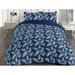 East Urban Home Tropical Vibes Duvet Cover Set Boho Exotic Jungle White Dark Lavender in Blue | Wayfair 113BB49154BB4ED3A834C291EBDEEC06