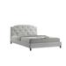 Everly Quinn Low Profile Bed Upholstered/Faux leather in White | Full | Wayfair 724060F641494F21882C67D8BDE640F7
