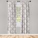 Brenyn East Urban Home Damask Curtains Nostalgic Leafy Bloom Print-422597 Microfiber | 95 H x 28 W in | Wayfair 1A95CD10E6164F7DB274148E68D7B193