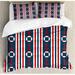 East Urban Home Nautical Duvet Cover Set, Stripes Maritime, Calking, Indigo Red White in Blue/Navy/Red | Wayfair 7932AB3DCE724EF980524955DED46F41