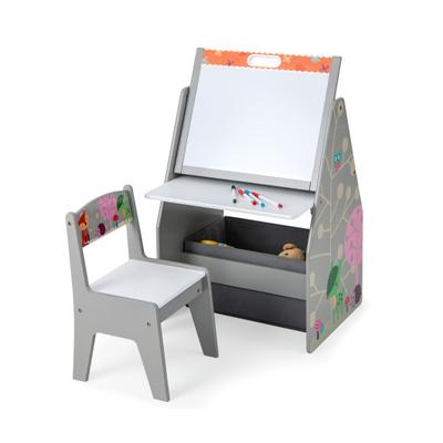 Costway 3 in 1 Kids Easel and Play Station Convert...