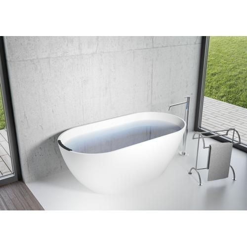 Riho freistehende Badewanne Bilbao 150x75x55,5 weiß matt, (BS12005 alte Nummer), B119001105 B119001105