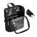 Bcloud Professional Makeup Artist Bag Makeup Brush Bag Large Capacity Adjustable Belt Shoulder Strap Transparent Visible Window Makeup Artist Makeup Brush Bag Black One Size