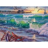 Buffalo Games - Darrell EC36 Bush - Seaside Escape - 1000 Piece Jigsaw Puzzle for Adults Challenging Puzzle Perfect for Game Nights - 1000 Piece Finished Size is 26.75 x 19.75