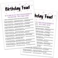 Adult Birthday Party Game EC36 Birthday Feud Birthday Game Cards Adult Birthday Party Game Fun Novelty Cards for Birthday Birthday Party Supplies Game Idea 5 * 7 inches