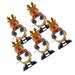 5pcs Christmas Wind Toys Clockwork Toys Reindeer Wind- Toys Xmas Kids Toys Holiday Christmas Party Favor Bag Filler