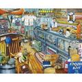 Springbok Puzzles - The EC36 Bait Shop - 1000 Piece Jigsaw Puzzle - Large 30 Inches by 24 Inches Puzzle - Made in USA - Unique Cut Interlocking Pieces