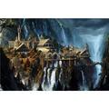 SFJHS 300-1000-piece Wooden Puzzle EC36 of Waterfall Castle Large Format Piece Jigsaw for Adults Every Piece is Unique Jigsaw Art Puzzle (300 Piece = 28 x 40 cm)