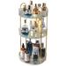 Rotating Organizer Bathroom Spinning Holder Rack Capacity Cosmetics Storage Box Vanity Shelf Countertop3 Tiers