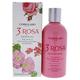 L Erbolario 3 Rosa Shower SE33 Gel - Bath Foam With And Elegant Power - Preserves The Natural Moisture Of Skin Tissue - Perfectly In Tune With Feminine Allure - Ideal For Sensitive Skin - 8.4 Oz