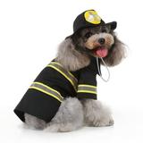 Dreses Transformed Coat Performance Costume Dog Pets Firefighter Uniform Clothes Clothing