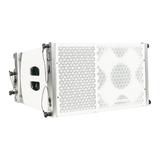 Sound Town ZETHUS Series 10â€� Powered Two-Way Line Array Loudspeaker System with Titanium Compression Driver White (ZETHUS-110WPW)