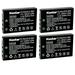 Kastar 4-Pack Battery Replacement for Kodak KLIC-5001 K5001 1054062 1064062 Kodak EasyShare Z7590 Z7590 Zoom EasyShare DX6490 EasyShare DX7440 DX7440 Zoom EasyShare DX7590 DX7590 Zoom