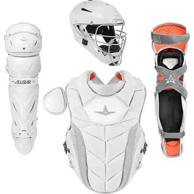 All Star PHX Paige Halstead Fastpitch Softball Catching Kit White