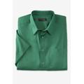 Men's Big & Tall KS Signature Wrinkle-Free Short-Sleeve Dress Shirt by KS Signature in Foliage Green (Size 17 1/2)