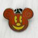 Disney Jewelry | 5/$25 Disney Mickey Mouse Halloween Pumpkin Pin | Color: White | Size: Os